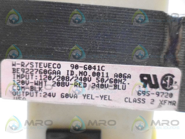 W-R/STEVECO BE922760GAA TRANSFORMER *NEW NO BOX*
