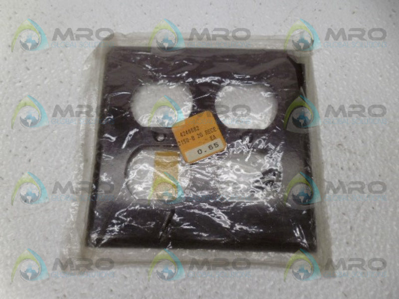 INDUSTRIAL MRO 2150-B RECEPTACLE COVER *NEW IN ORIGINAL PACKAGE*