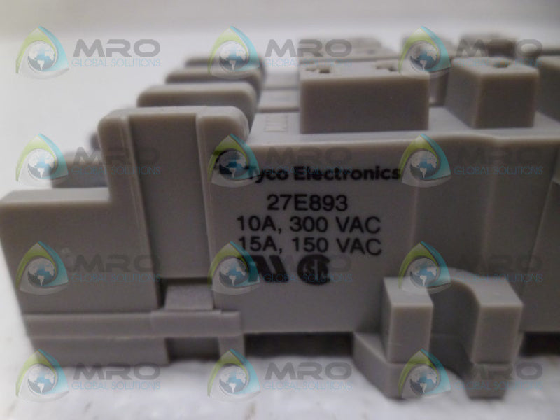 TYCO 27E893 RELAY SOCKET  UNMP