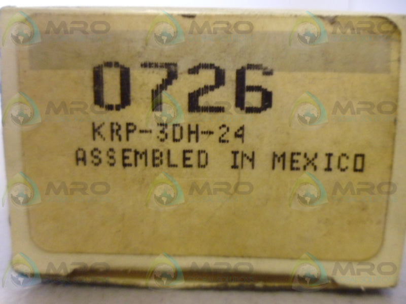 POTTER & BRUMFIELD KRP-3DH-24 RELAY *NEW IN BOX*
