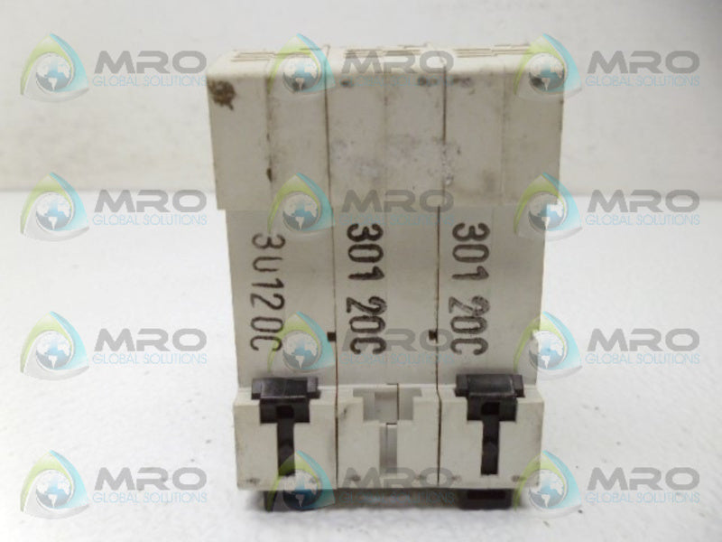 KLOCKNER MOELLER FAZ-3-C20 CIRCUIT BREAKER  UNMP