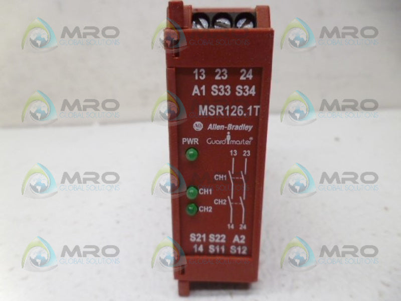 ALLEN BRADLEY 440R-N23114 SER. A SAFETY RELAY *USED*