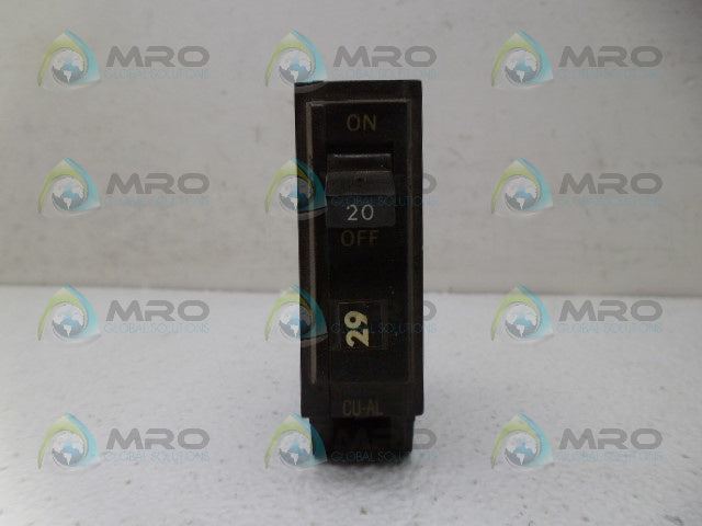 GENERAL ELECTRIC TQB1120 CIRCUIT BREAKER *USED*