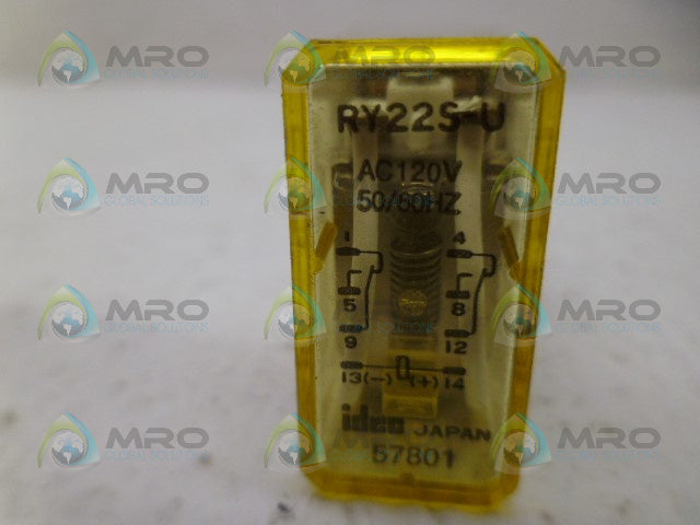 IDEC RY22S-U RELAY AC120V *USED*