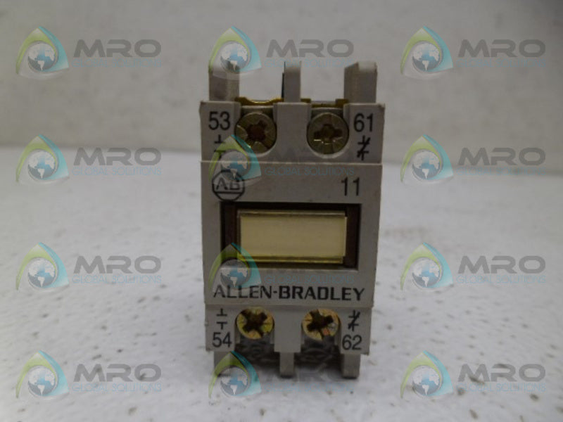 INDUSTRIAL SPARE PART 195-FA11 SER. A AUXILIARY CONTACT  UNMP
