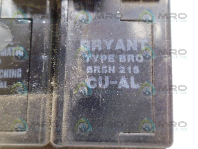 BRYANT BRSN215 2P 15A CIRCUIT BREAKER *USED*