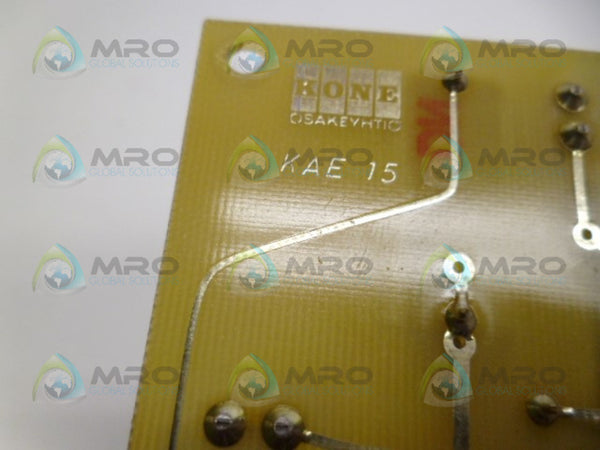 KONE CRANES KAE15 ELECTRICAL BOARD UNMP
