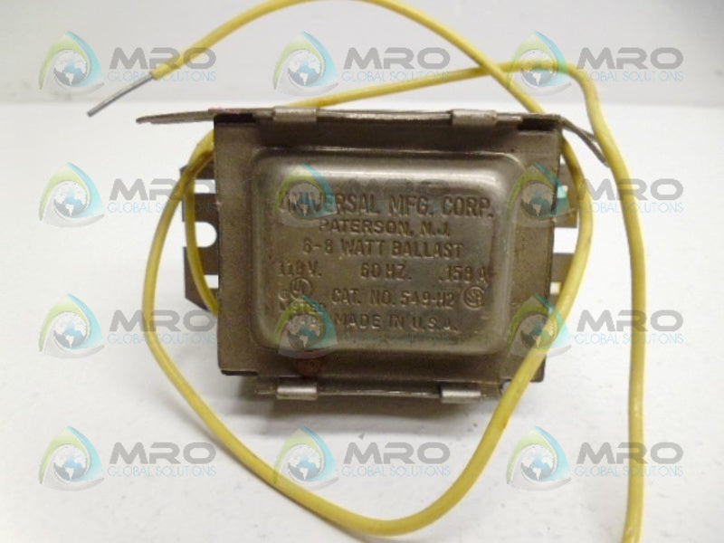UNIVERSAL 549-H2 BALLAST UNMP