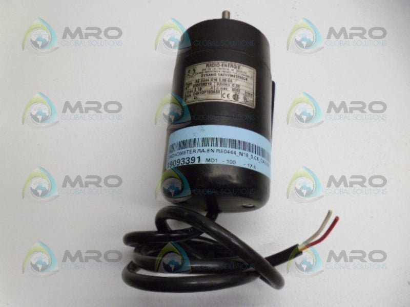 RADIO ENERGIE RE.0444 N1S 0.06 CA TACHOMETER GENERATOR *USED*