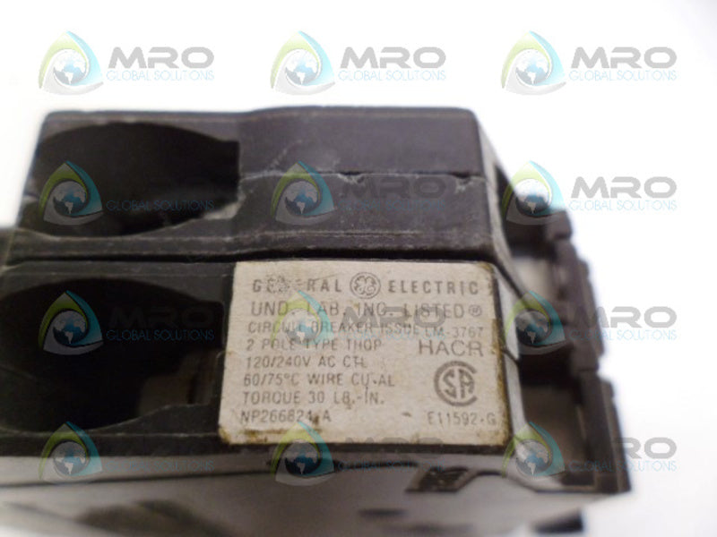 GENERAL ELECTRIC THQP230 2P 30A CIRCUIT BREAKER UNMP