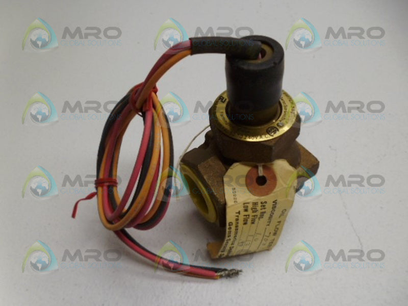 TRANSAMERICA FS400 FLOW SWITCH UNMP