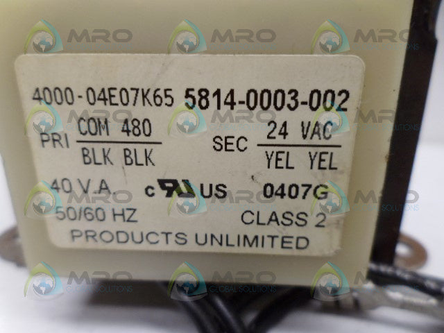 MARLEY 5814-0003-002 TRANSFORMER *USED*