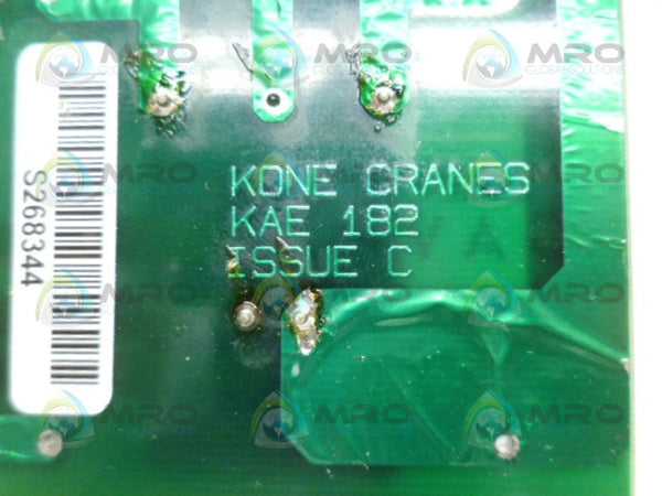 KONE CRANES KAE182 CONTROL BOARD UNMP