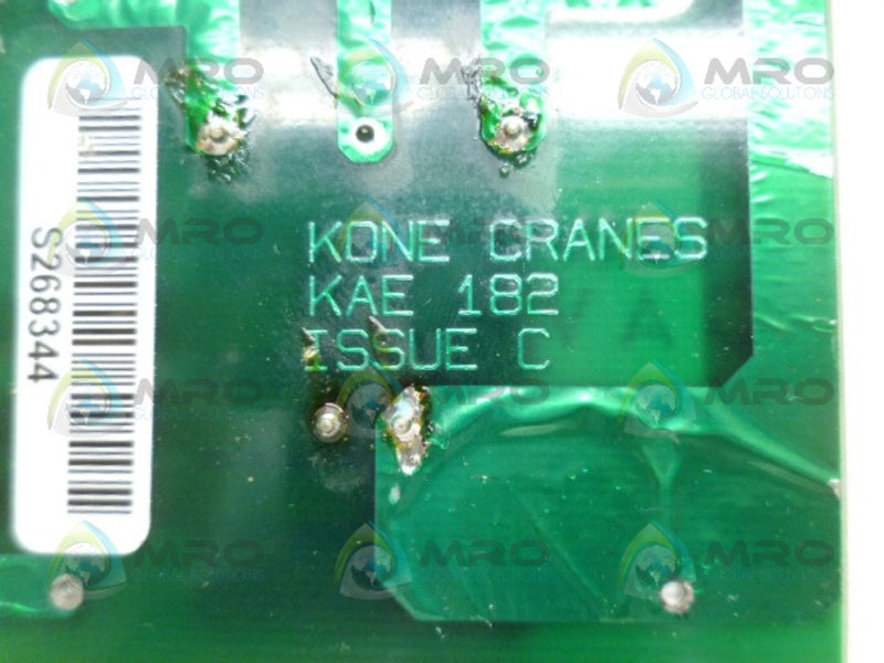 KONE CRANES KAE182 CONTROL BOARD UNMP