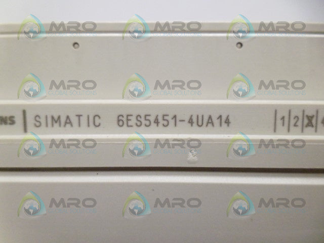 SIEMENS 6ES5451-4UA12 OUTPUT MODULE *USED*