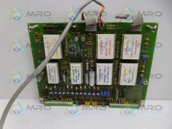 SIEMENS E89110-B2109-C1-D PC BOARD UNMP