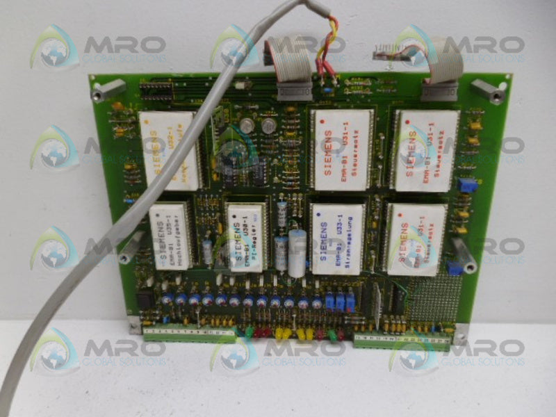 SIEMENS E89110-B2109-C1-D PC BOARD UNMP
