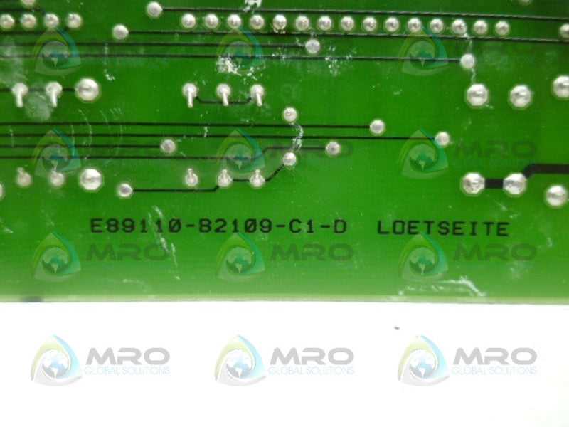 SIEMENS E89110-B2109-C1-D PC BOARD UNMP