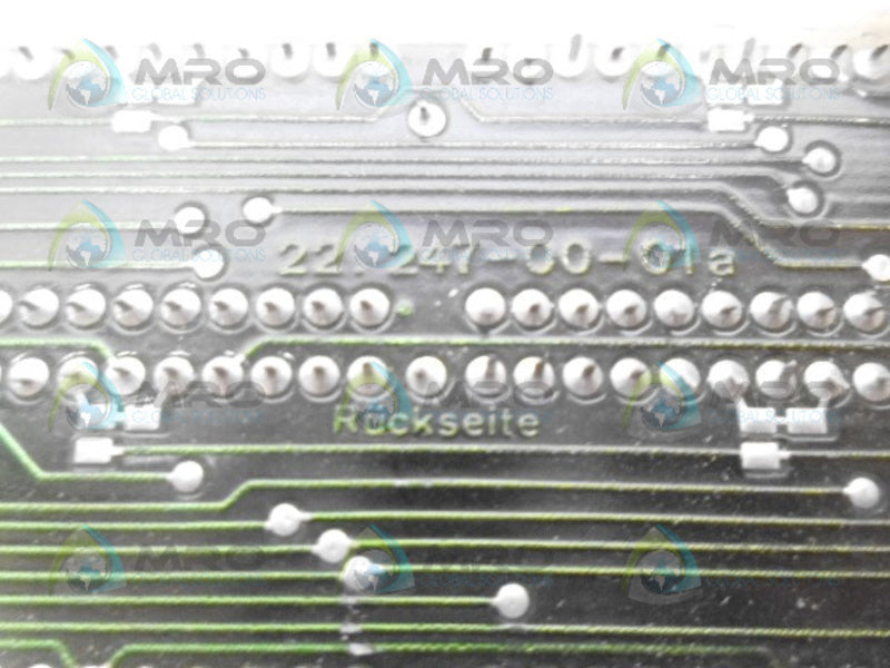RUCKSEITE 22.247-00-01A PC BOARD UNMP