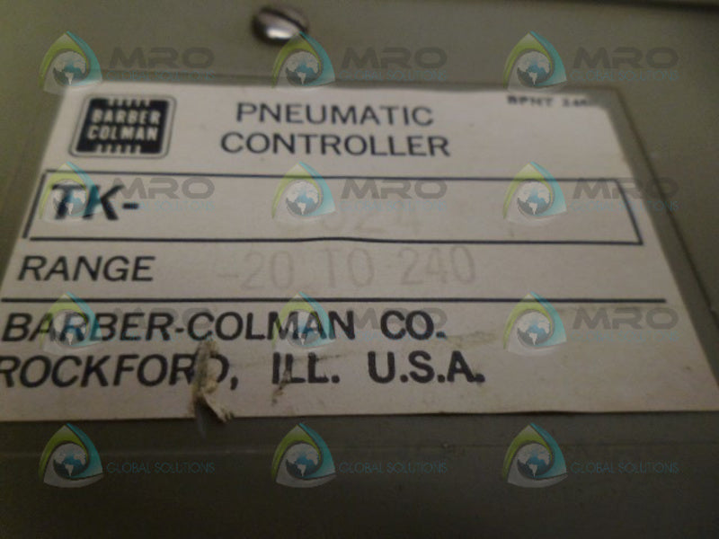 BARBER-COLMAN TK-6024 BULB THERMOSTAT UNMP