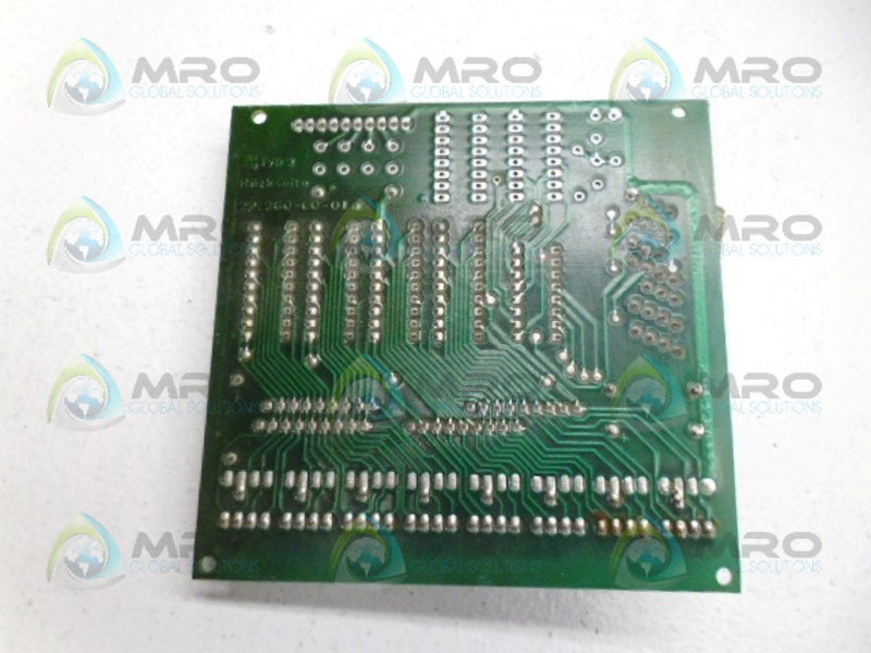 SCHNEIDER ELECTRIC 22.260-00-01A PC BOARD UNMP