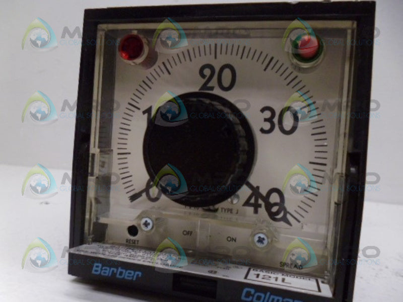 BARBER-COLMAN 121L TERMPERATURE CONTROLLER 40 UNMP