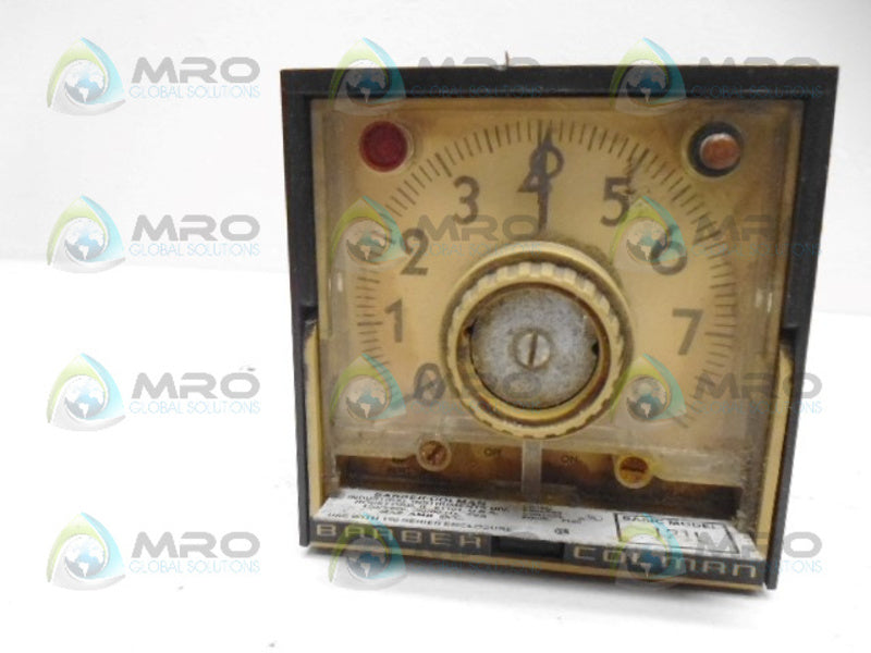 BARBER-COLMAN 121L TERMPERATURE CONTROLLER 8 UNMP