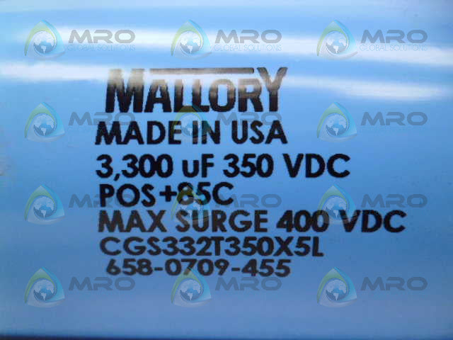 MALLORY CGS332T350X5L CAPACITOR *NEW NO BOX*