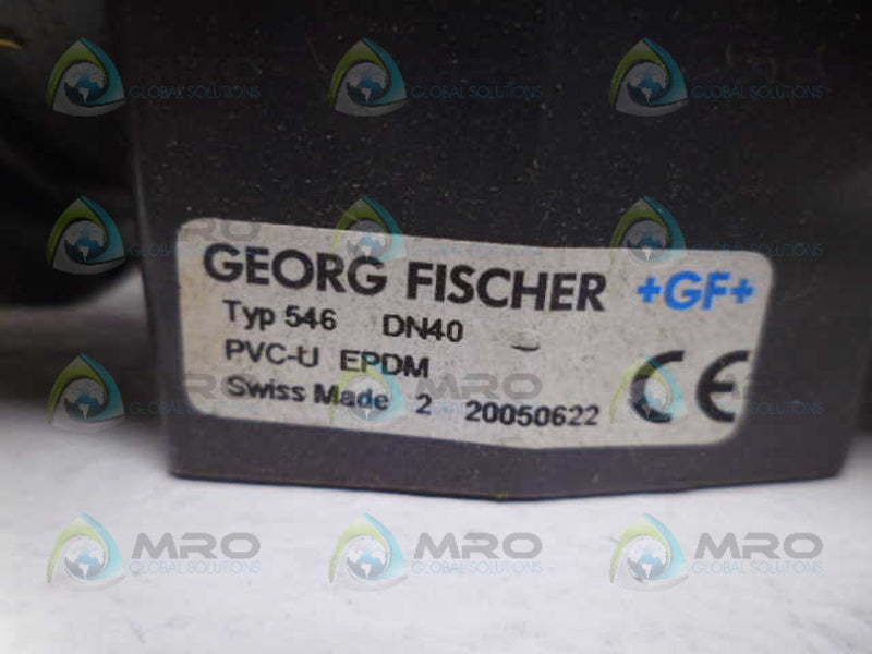 GEORG FISHER 546 DN40 SHUT OFF VALVE *USED*