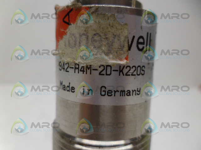 HONEYWELL 942-A4M-2D-K220S ULTRASONIC SENSOR *USED*