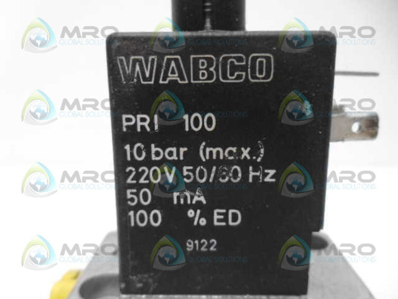 WABCO PRI100 VALVE COIL *USED*