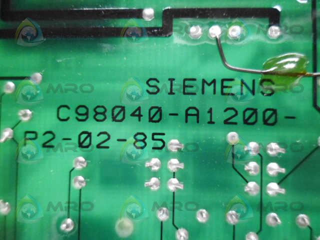 SIEMENS C98040-A1200-P2-02-85 DRIVE BOARD *USED*
