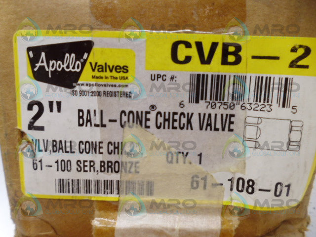 APOLLO CVB-2 CHECK VALVE *NEW IN BOX*