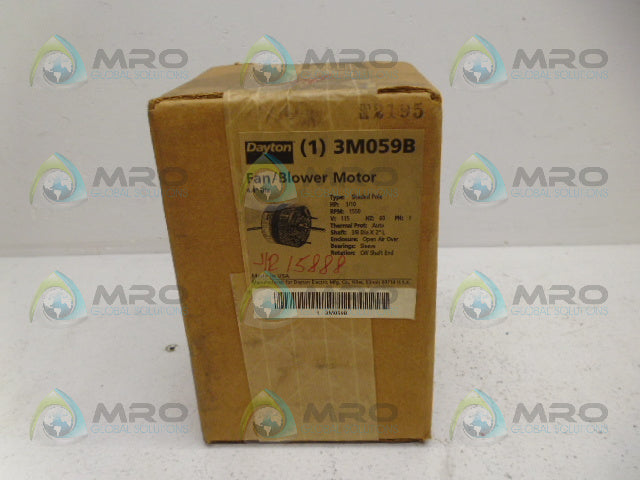 DAYTON 3M059B FAN/BLOWER MOTOR *NEW IN BOX*