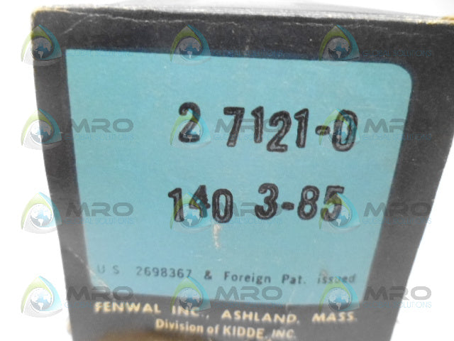 FENWAL 27121-0 140 3-85 DETECT A FIRE UNIT *NEW IN BOX*