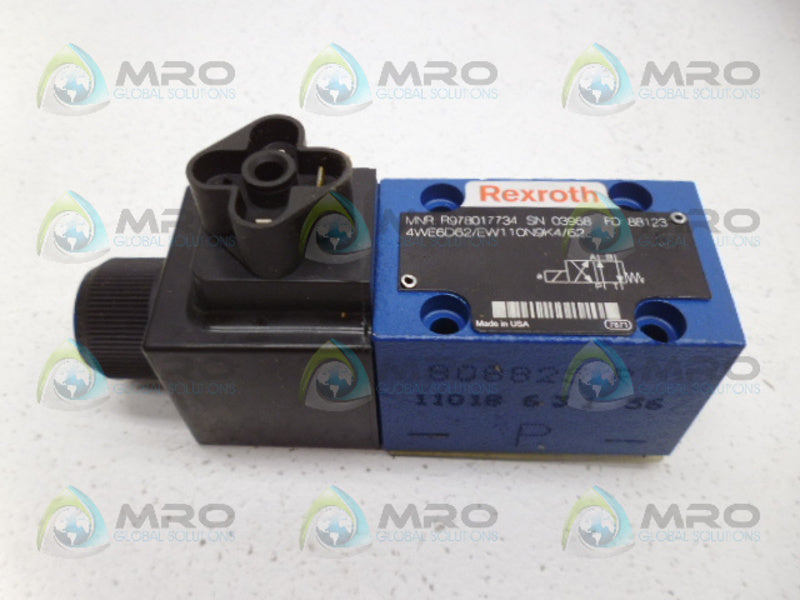 REXROTH 4WE6D6X/EW110N9K4/62 VALVE *NEW IN BOX*