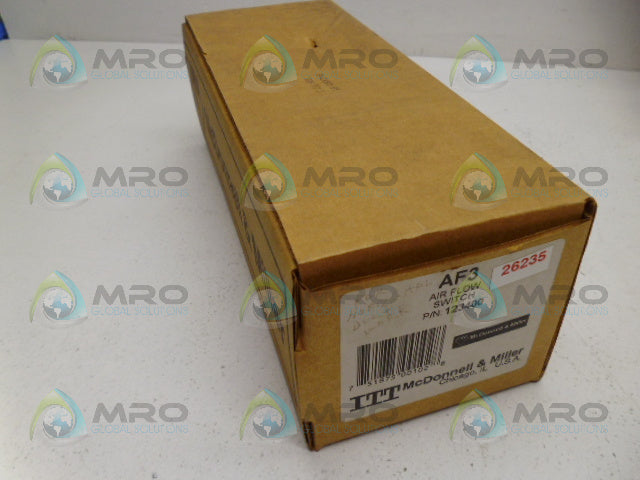 ITT 123400 AF3 AIR FLOW SWITCH *NEW IN BOX*