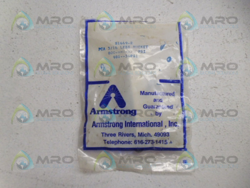 ARMSTRONG B1669-2 REPAIR KIT * NEW IN FACTORY BAG *