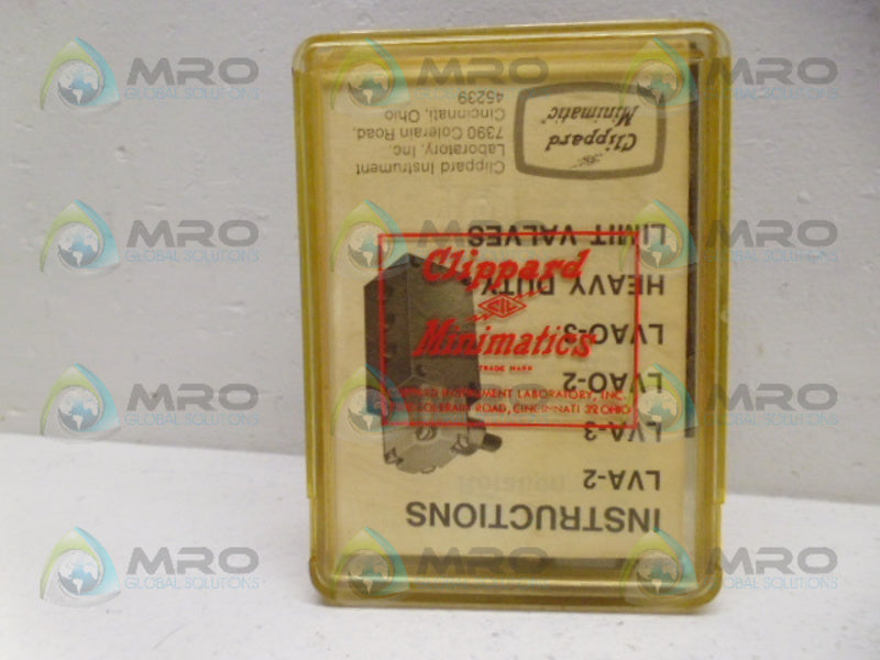 CLIPPARD LVA-3 LIMIT VALVE *NEW IN ORIGINAL PACKAGE*