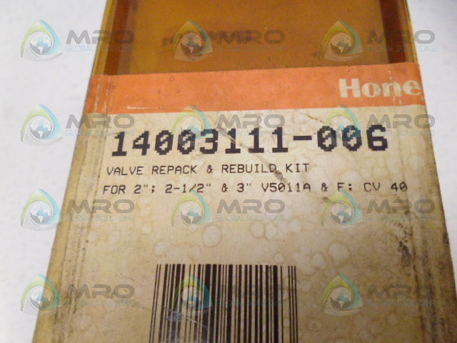 HONEYWELL 14003111-006 REBUILD KIT *NEW IN ORIGINAL PACKAGE*