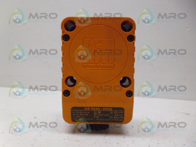 IFM EFECTOR ICE3040-FPKG INDUCTIVE SENSOR *NEW NO BOX*