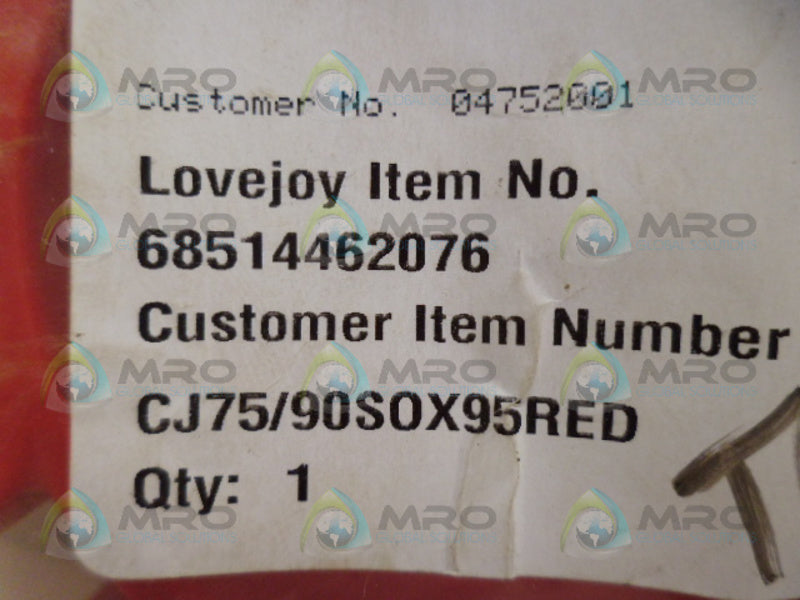 LOVEJOY 68514462076 SPIDER INSERT *NEW IN FACTORY BAG*