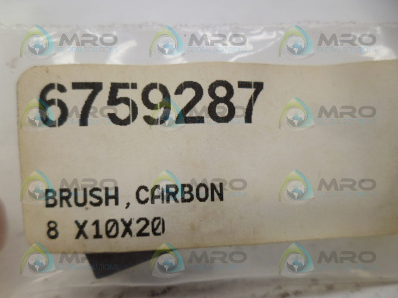 INDUSTRIAL MRO 6759287 CARBON BRUSH *NEW IN FACTORY BAG*