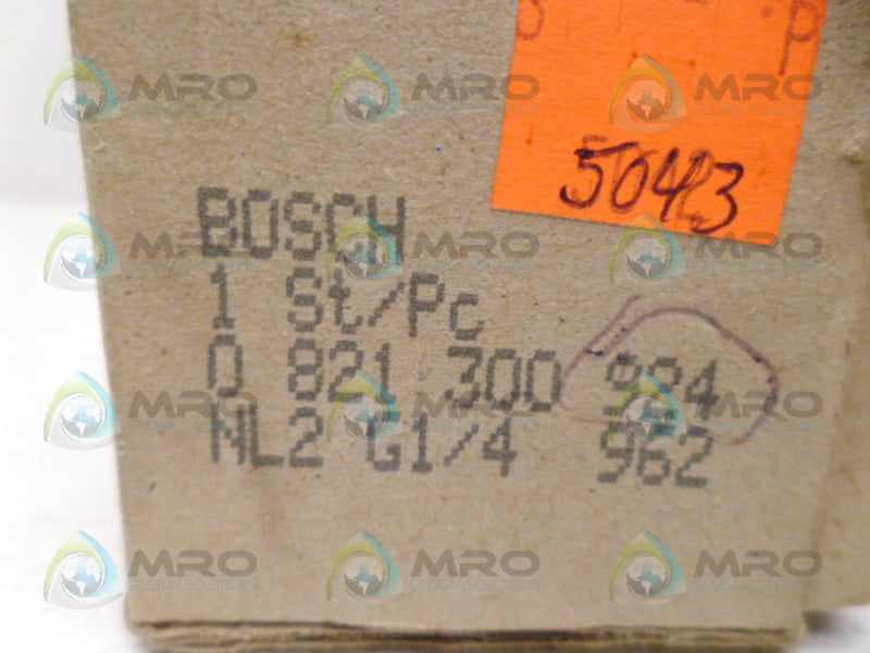 BOSCH 0821300924 VALVE *NEW IN BOX*