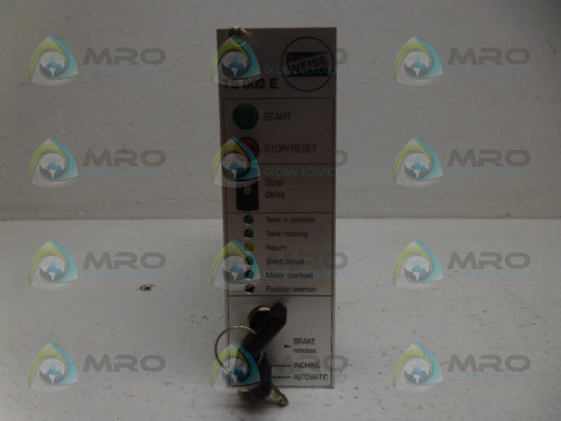 WEISS TS002E 981307 *NEW NO BOX*