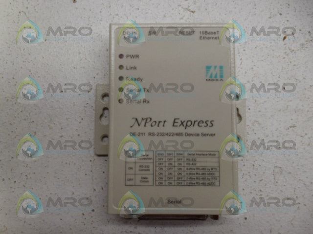 MOXA DE-211 DEVICE SERVER *NEW IN BOX*