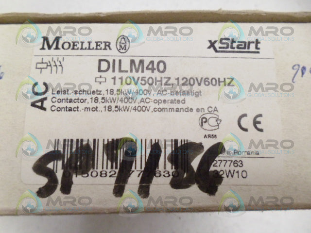 KLOCKNER MOELLER DILM40 CONTACTOR *NEW IN BOX*