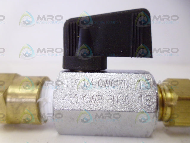 S35 CW617N BALL VALVE 1/4" *USED*