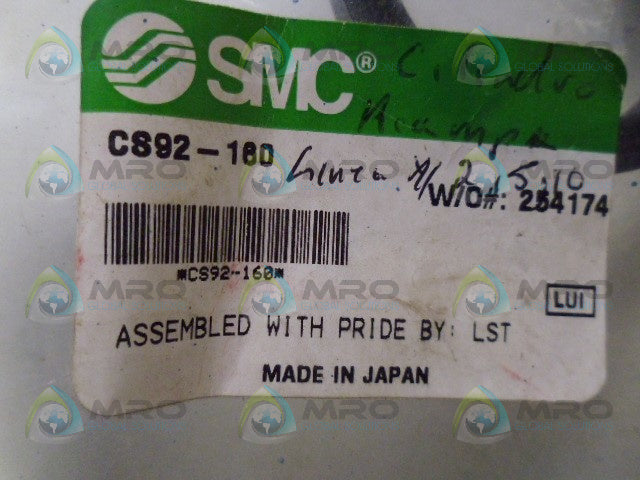 SMC CS92-160 SEAL KIT *NEW IN FACTORY BAG*