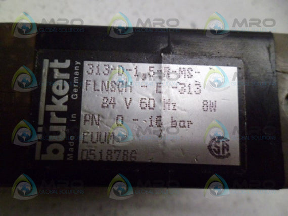 BURKERT 313-D-1,5-R-MS-FLNSCH-E-313 *USED*